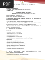 6. Relatório Mensal Tutoria