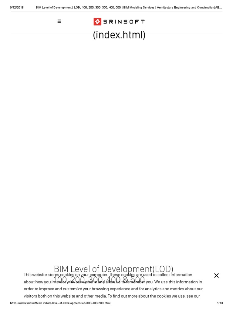 What Is Meant by LOD 200 400 | PDF | Building Information Modeling ...
