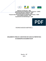 Orçamento Público Um Estudo de Caso Da Prefeitura