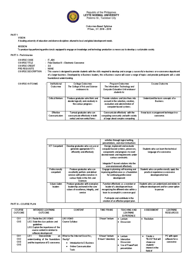 E Commerce Pdf Lecture Internet