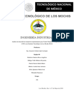 Analisis para Desarrollo de Manual de Mantenimiento para Control Numerico Computarizado en El Instituto Tecnologico de Los Mochis