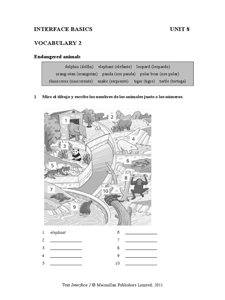 2º Basics 2 Voc. Unit 8 | PDF | Organisms | Nature