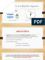 Organizacion Politica Del Estado Argentino