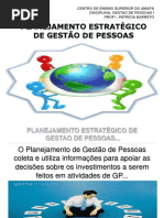 Planeamento Estrategico de Gestao de Pessoas