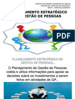 Planeamento Estrategico de Gestao de Pessoas