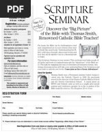 Scripture Seminar Oct Registration Flyer