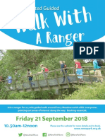 BSL Guided Walk With a Ranger Poster