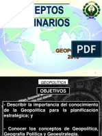 Clase 01 Conceptos Doctrinarios Geopolitica Geografia Politica Geoestrategia