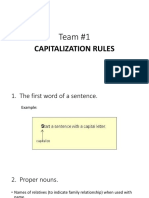 Capitalization Rules Summary