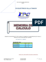 Memoria de Calculo Villa Tinkov