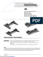 Stationary Kompensator: Maintenance Procedures