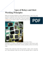 Different Types of Relays and Their Working Principles: A Relay Is A Switching Device