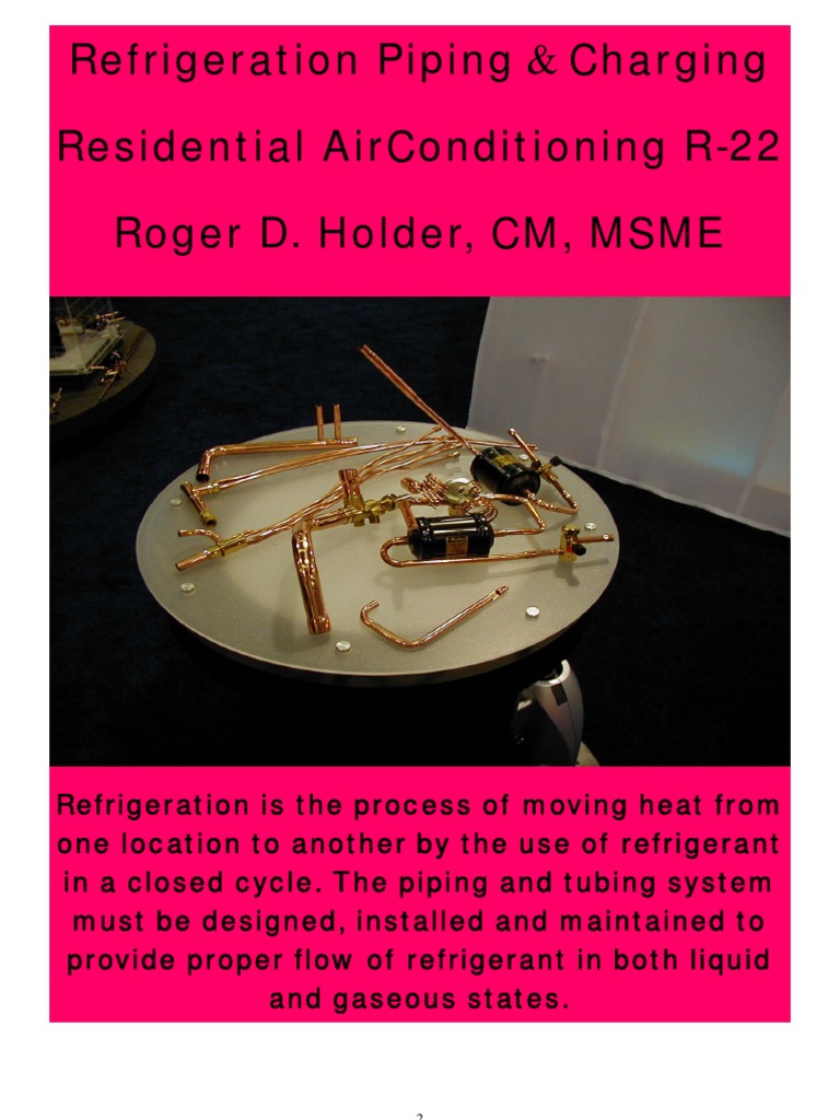 Refrigeration Piping Design Principles | PDF | Air Conditioning ...