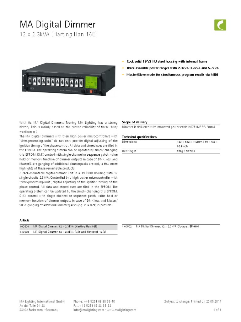 MA Digital Dimmer PDF | PDF | Electronic Engineering | Electrical ...