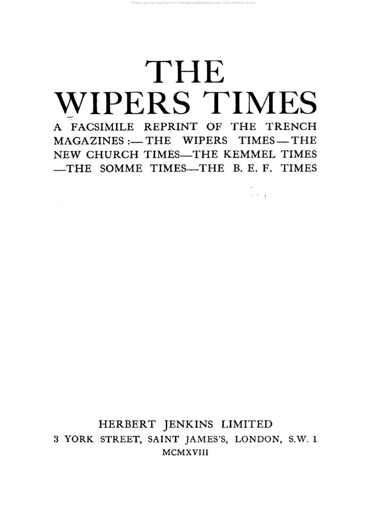 The Wipers Time | PDF