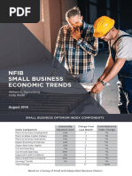 Small Business Optimism August 2018