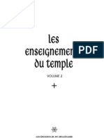 Les Enseignements Du Temple VOLUME II