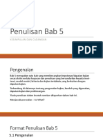 Penulisan Bab 5