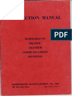Hammarlund HQ-129-X Instruction Manual PDF