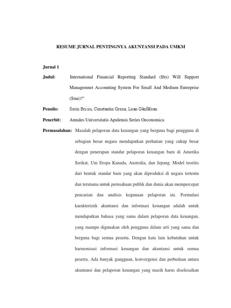 35+ Kumpulan Contoh Ringkasan Jurnal Akuntansi Gratis Terbaik