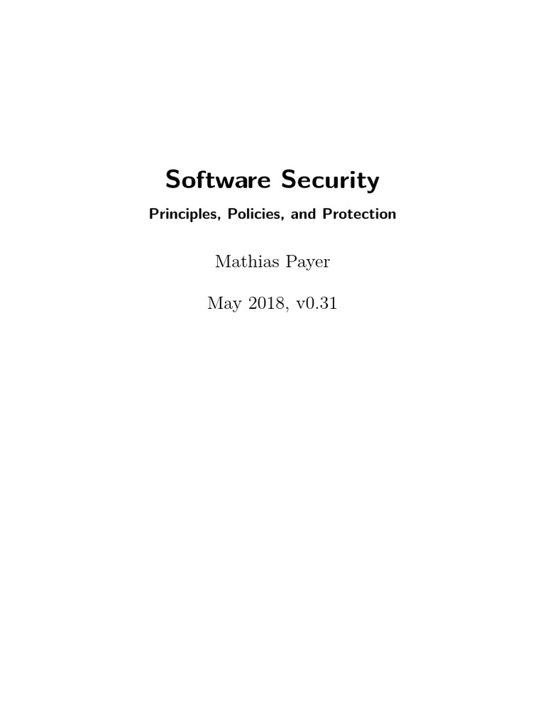 Soft Sec | PDF | Pointer (Computer Programming) | Computer Security