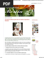 IGREJA BATISTA BERÉIA_ 10 Motivos Bíblicos Para Não Ser Católico Apostólico Romano