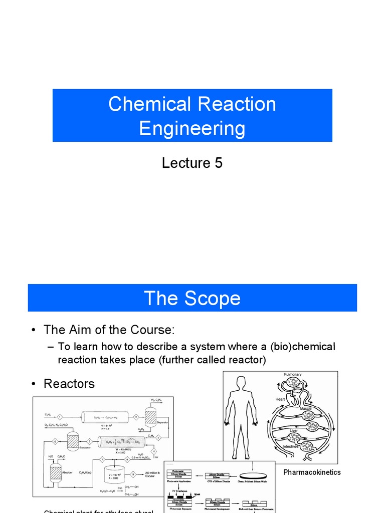 Chemical Reaction Chemical Reaction Engineering G G | PDF | Chemical ...