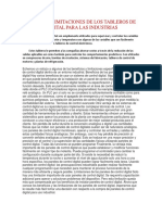 Ventajas y Limitaciones de Los Tableros de Control Digital para Las Industrias