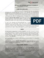 Third Term Additive To The Purchase and Sale of Share of Pay Diamond Project PDF