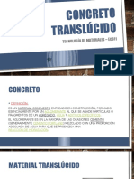 Concreto translúcido