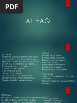Al Haq Pdf