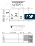 Horario Nde Clases 2011 - III
