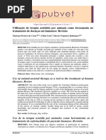 Utilização de Terapia Assistida Por Animais Como Ferramenta No