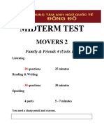 Format - Midterm Test - Ff4
