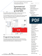 Two Sensor Symmetrical Muting (TSSM) Wiring and Programming Example