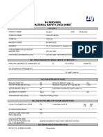 BJ Services Material Safety Data Sheet: Section Ii Hazardous Ingredients of Mixtures