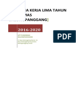 RENCANA KERJA LIMA TAHUN PUSKESMAS BALONGPANGGANG TAHUN 2016-2020 - Copy.docx