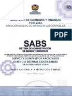 Contratación de Consultores Individuales para el Proyecto de Fiabilidad del Padrón en Cochabamba