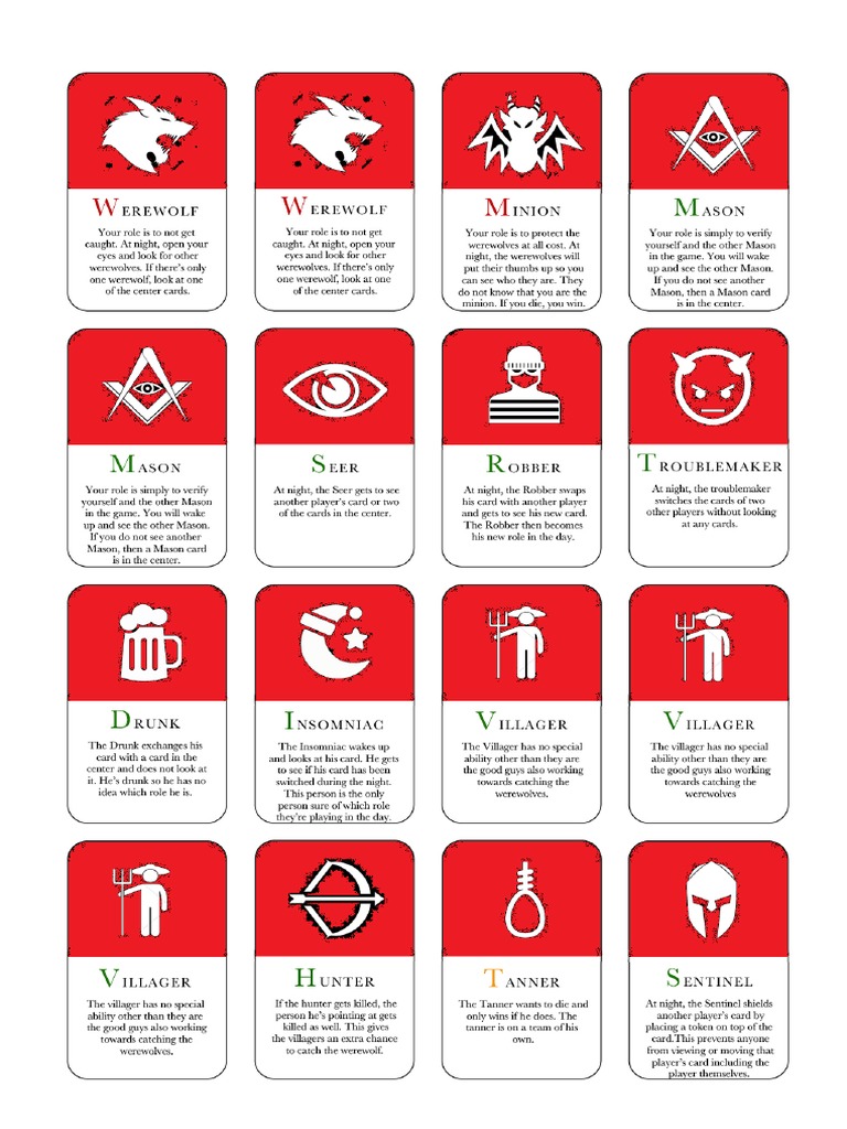 werewolf print | pdf