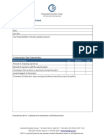 Interviewee Profile Worksheet