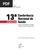 Relatório Final 13ª Conferencia Nacional Saúde 