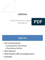 Labview: Virtual Instrument Engineering Workbench