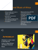 Tradtional Music of Africa