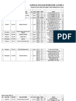 Jadwal Semester Ganjil 2018-2019 (Edit 9)