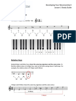 The Key of F Major: Developing Your Musicianship II Lesson 1 Study Guide