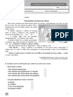 Dores de cabeça da menina diagnosticadas