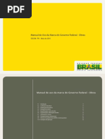 Manual da Marca do Governo Obras 2016