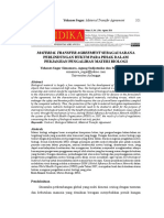 Material Transfer Agreement Sebagai Sarana Perlind PDF