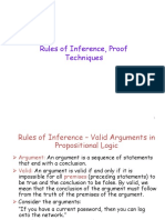  Rules of Inferences and Proof Techniques