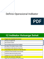 Definisi Operasional Indikator KS